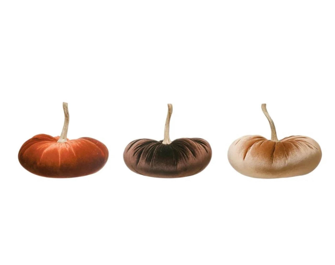 Velvet Pumpkins- Small