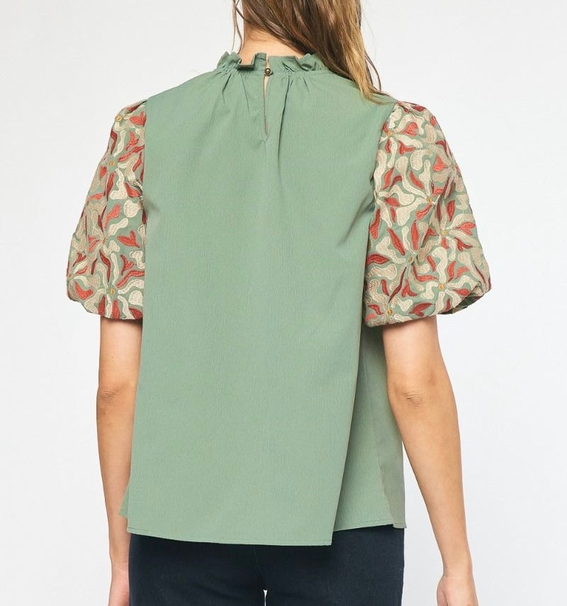 Alexis Blouse- Sage