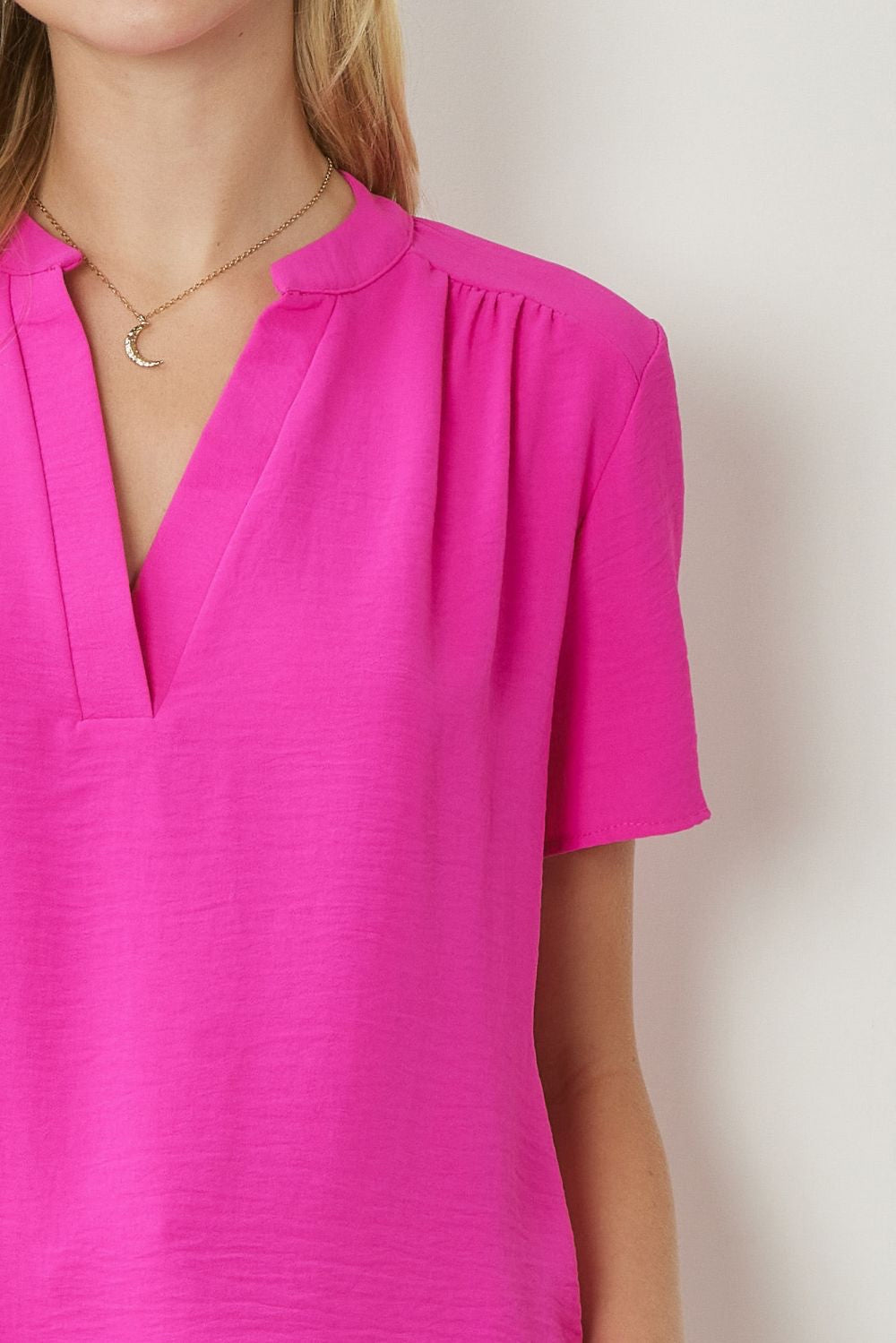 Kori Blouse- HotPink