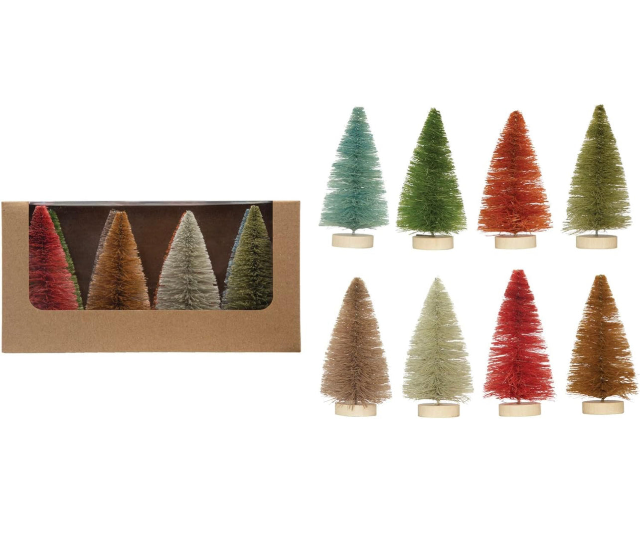 Bottle Brush Tree Set