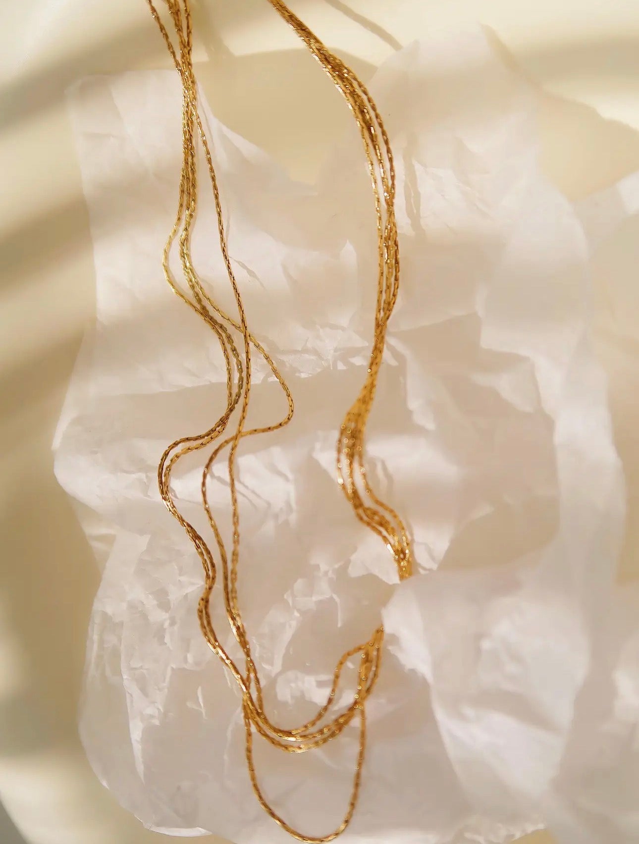 Layered Dainty Chain Necklace