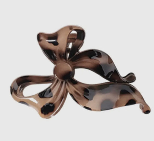 Tortoise Bow Clip