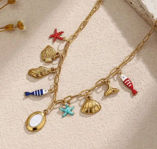 Costal Charm Necklace