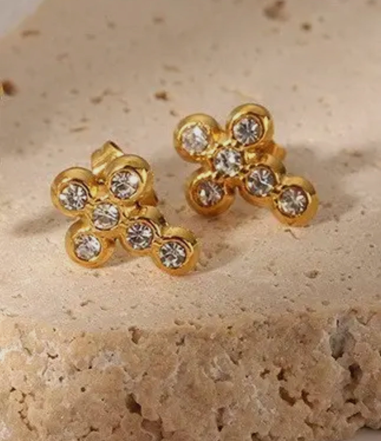 Cross Stud Earring