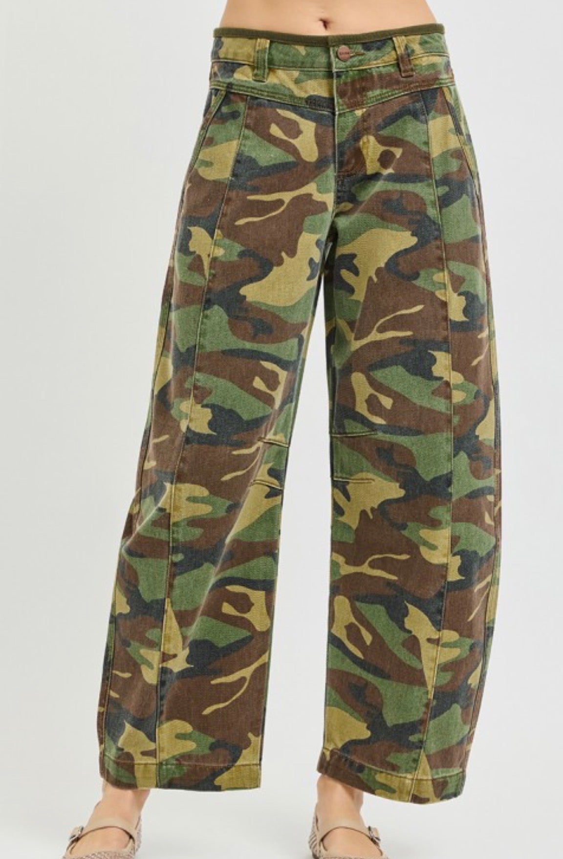 Camo Barrel Pants