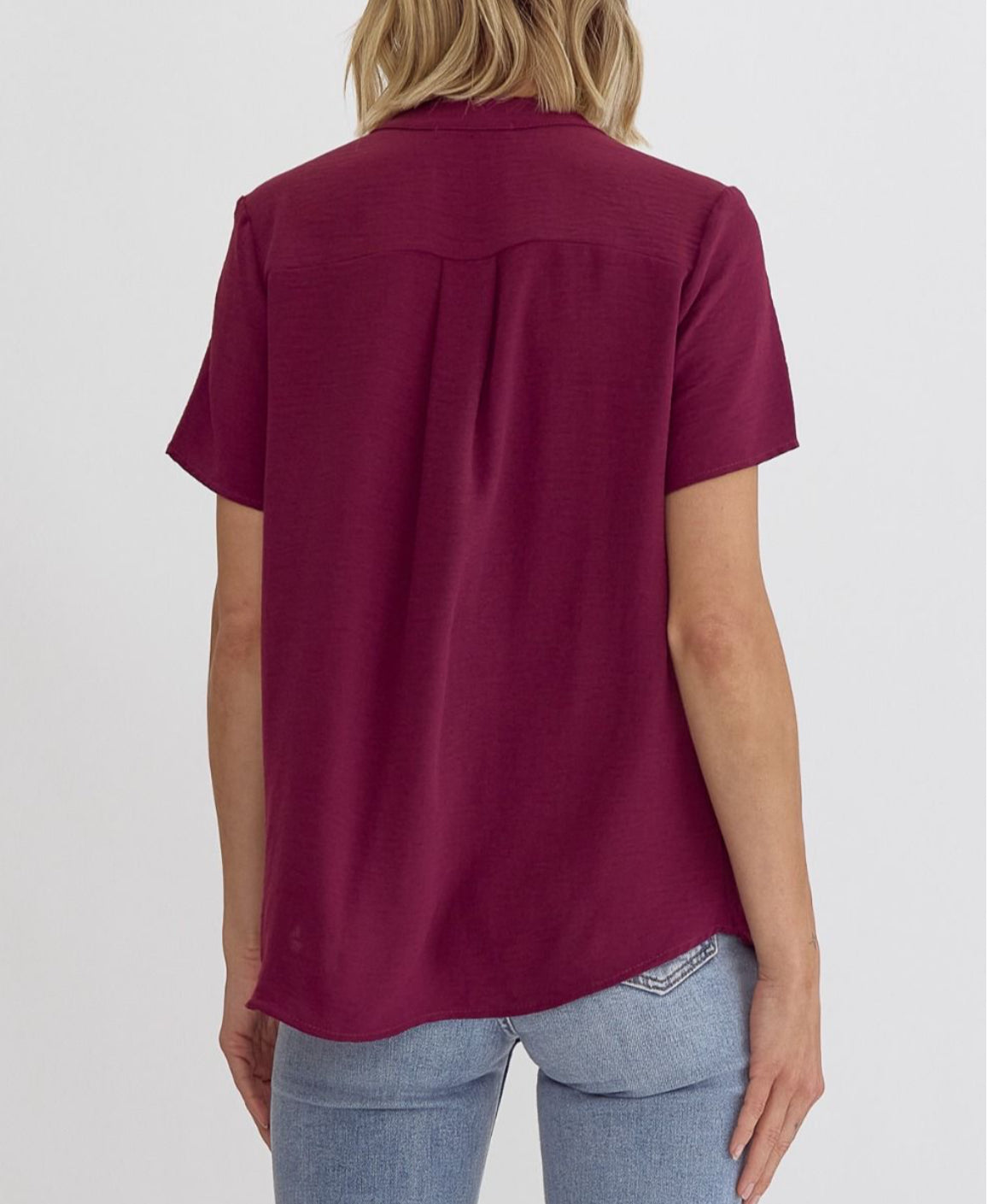 Kori Blouse- Burgundy