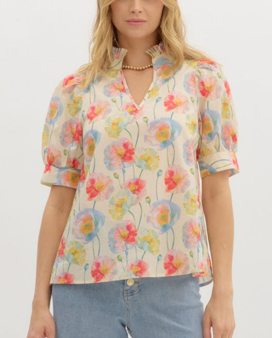 Watercolor Blouse