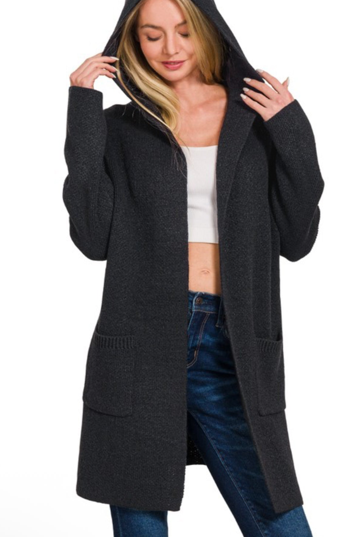 Hooded Cardigan