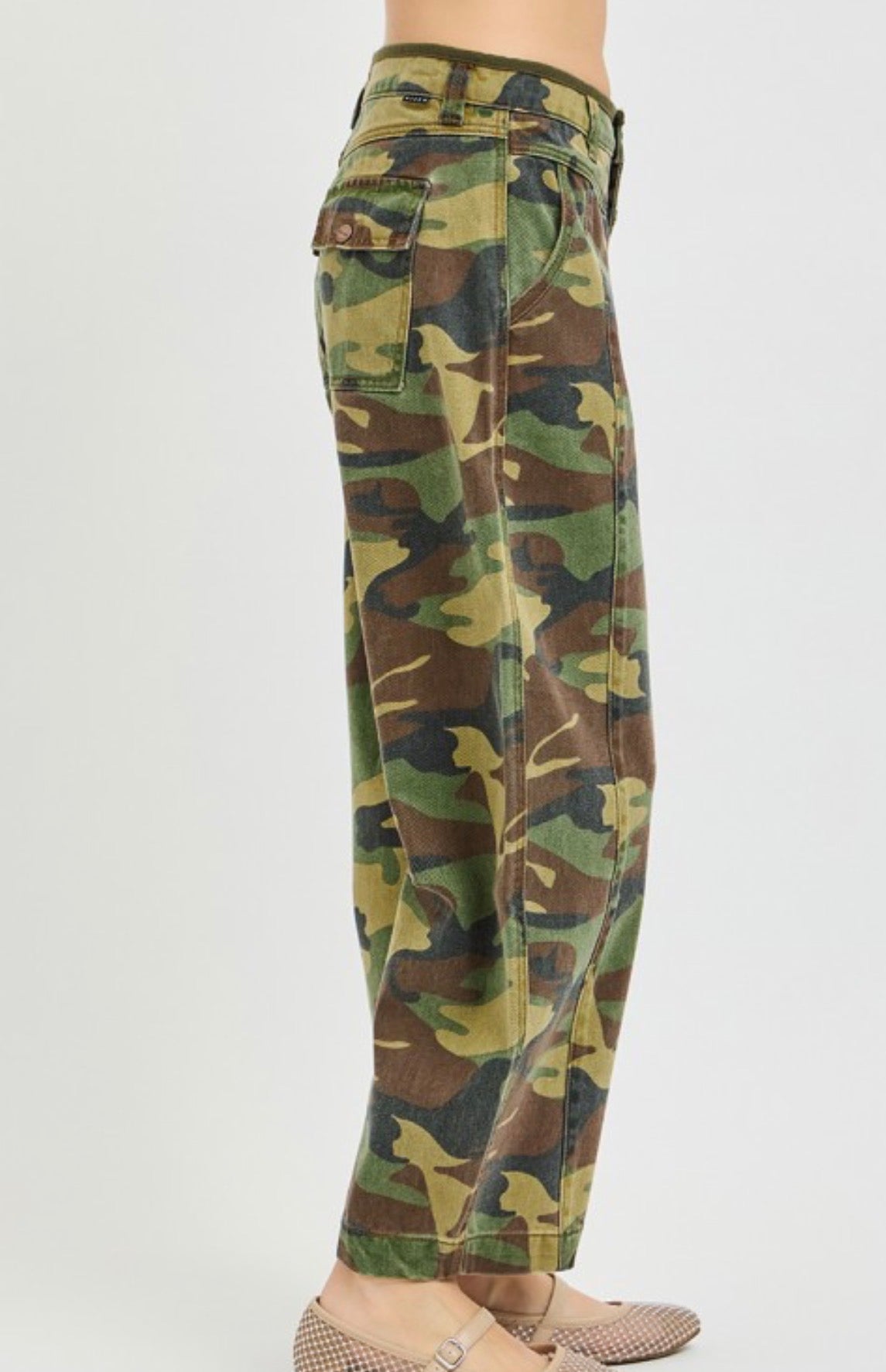 Camo Barrel Pants