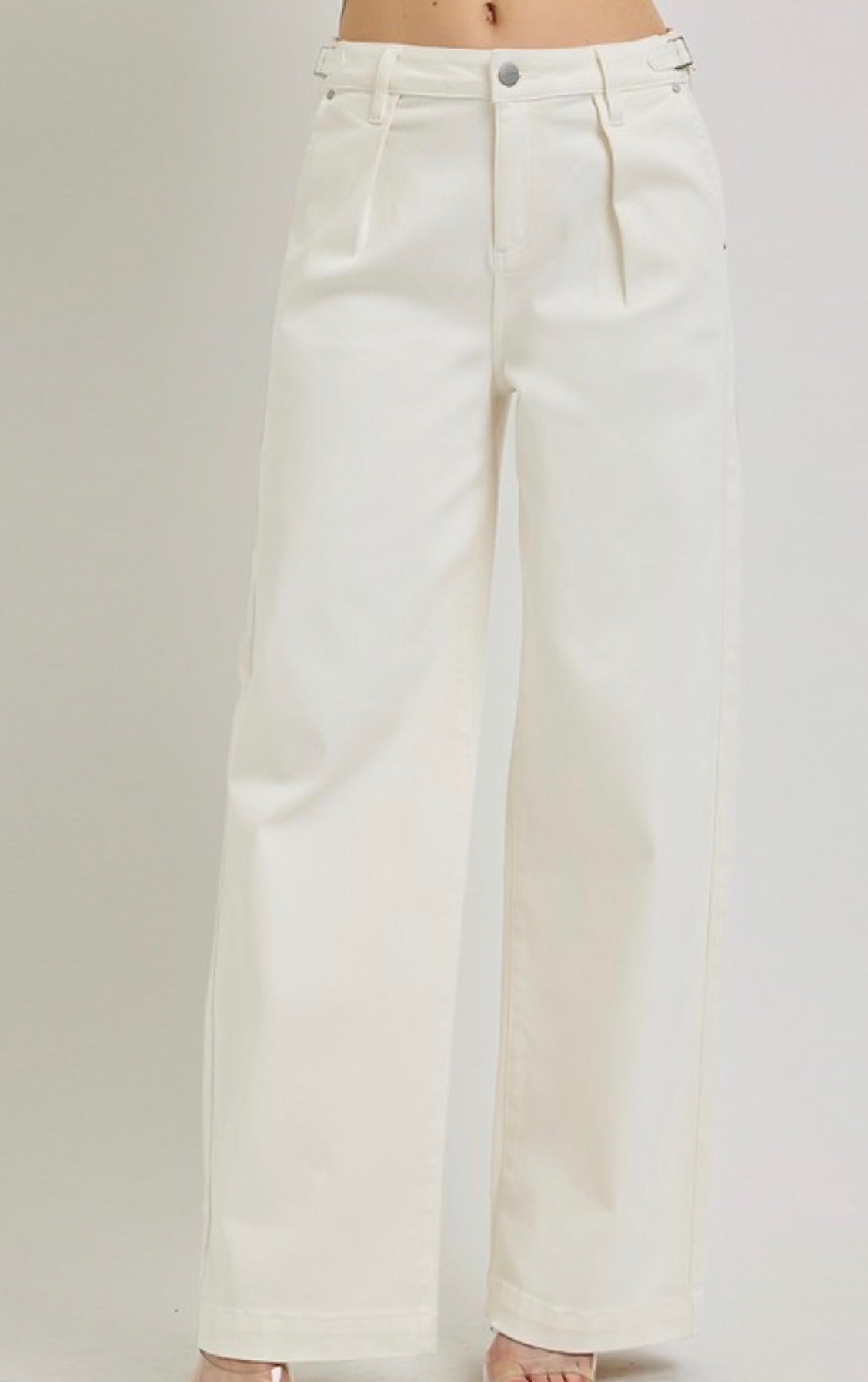 Wide Leg Pleated Trouser