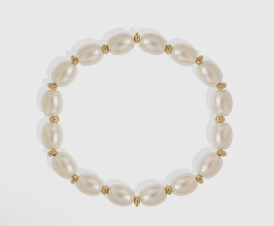 Kiska Glass Pearl Bracelet