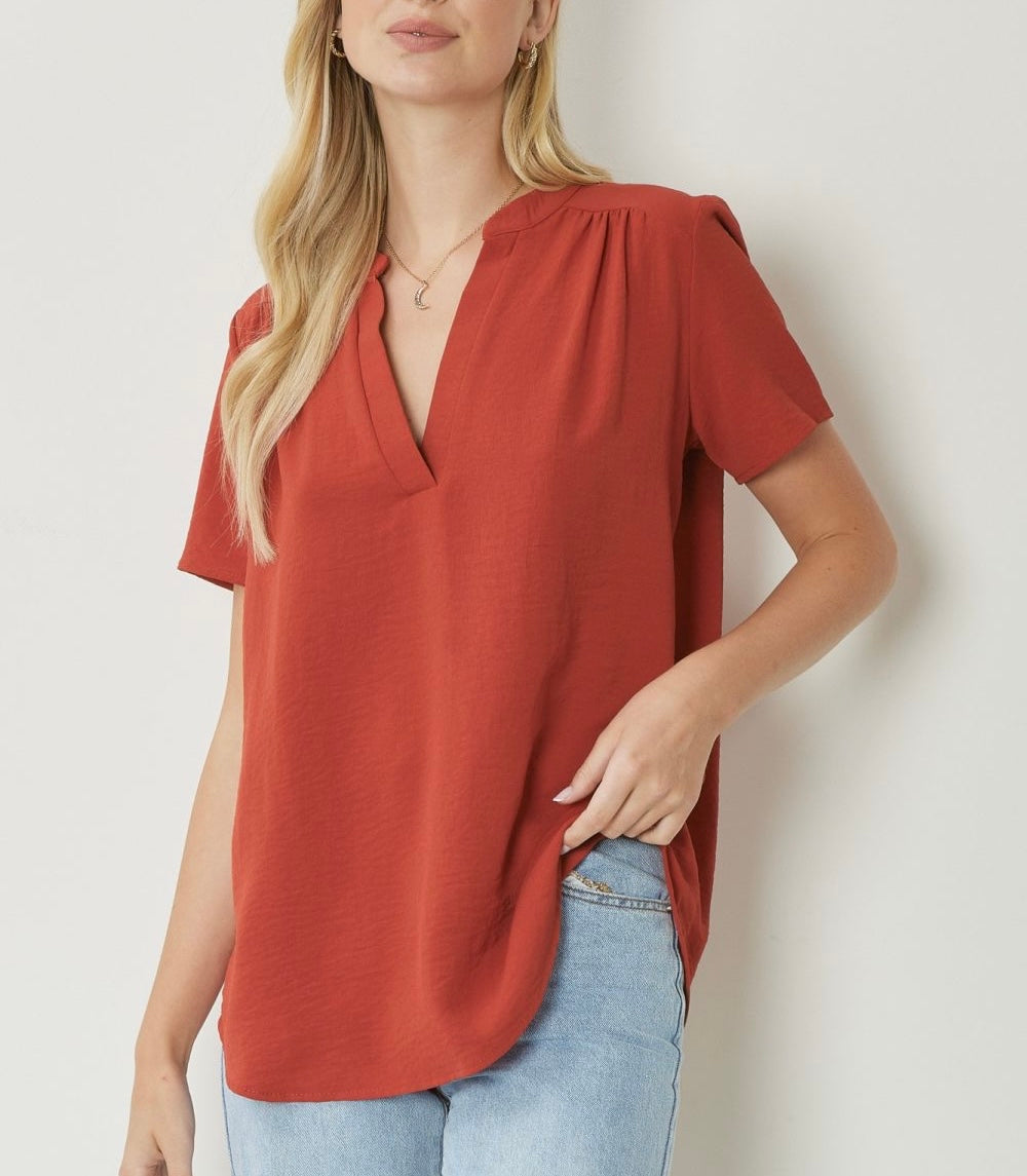 Kori Blouse- Rust