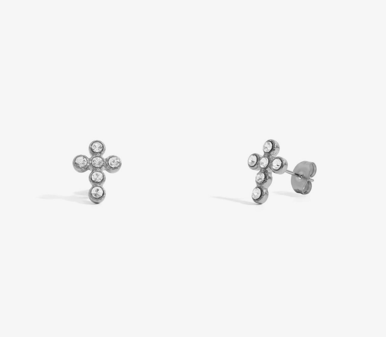 Cross Stud Earring