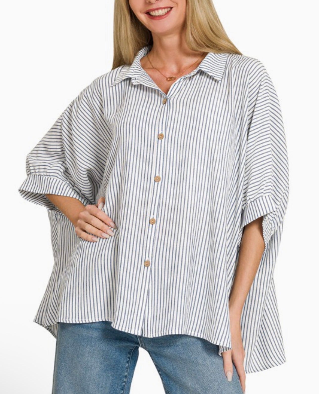 Breezy Button Down