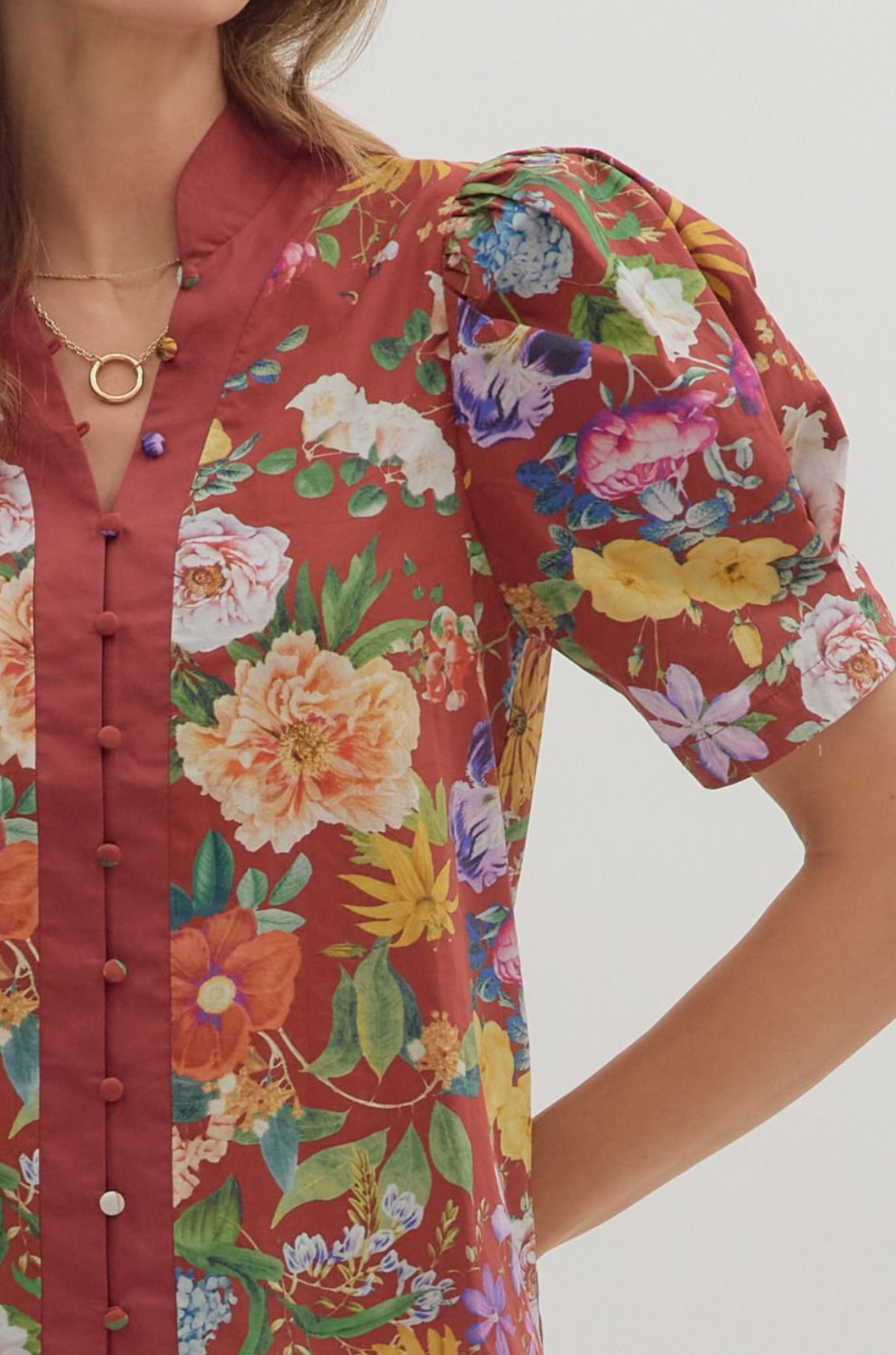 Flower Garden Blouse