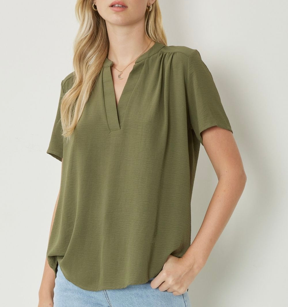 Kori Blouse- Olive