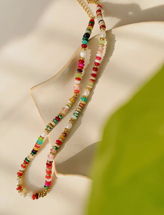 Boho Beaded Necklace