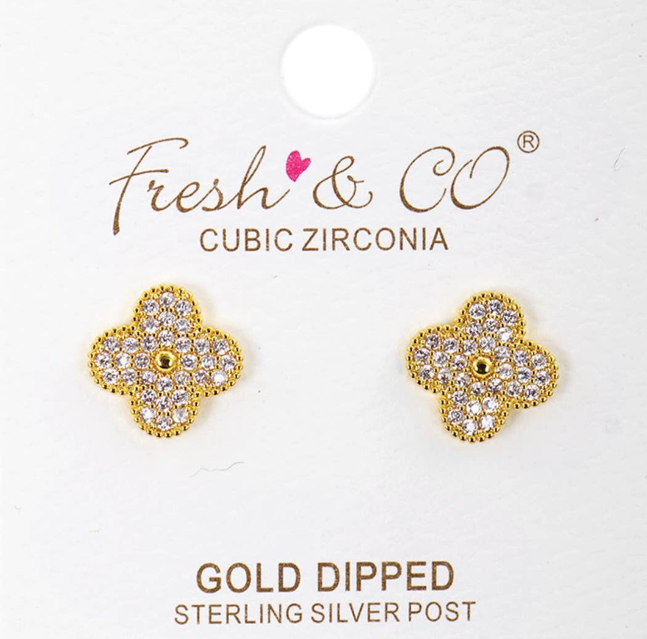 Clover CZ Studs