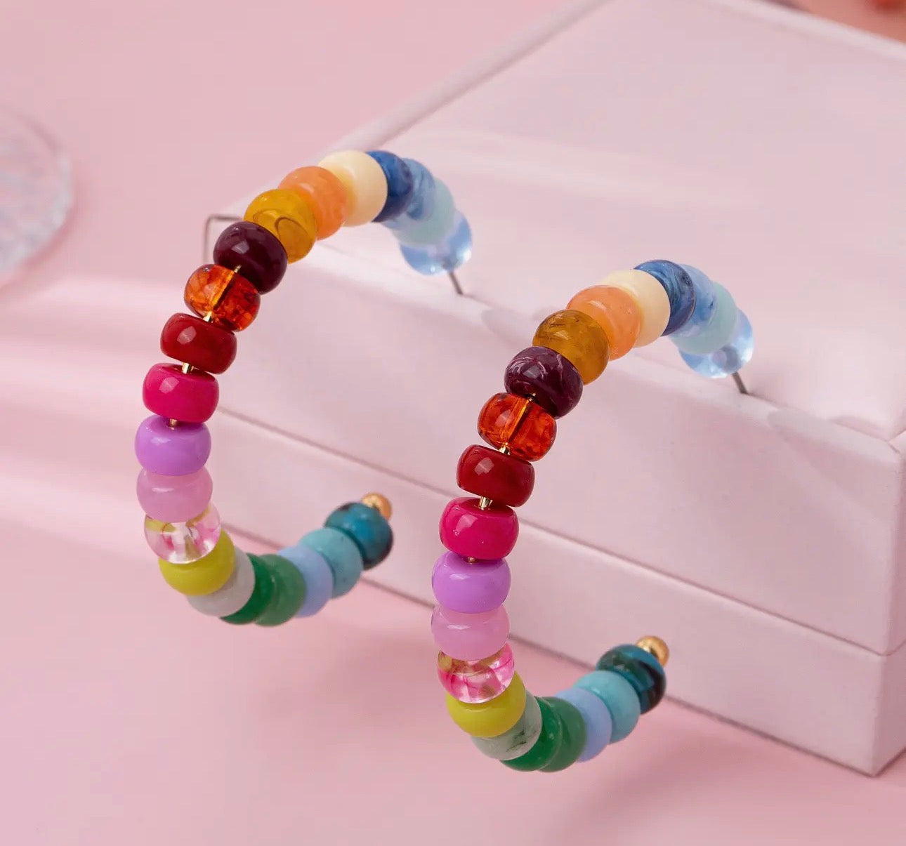 Playful Hoop Earrings