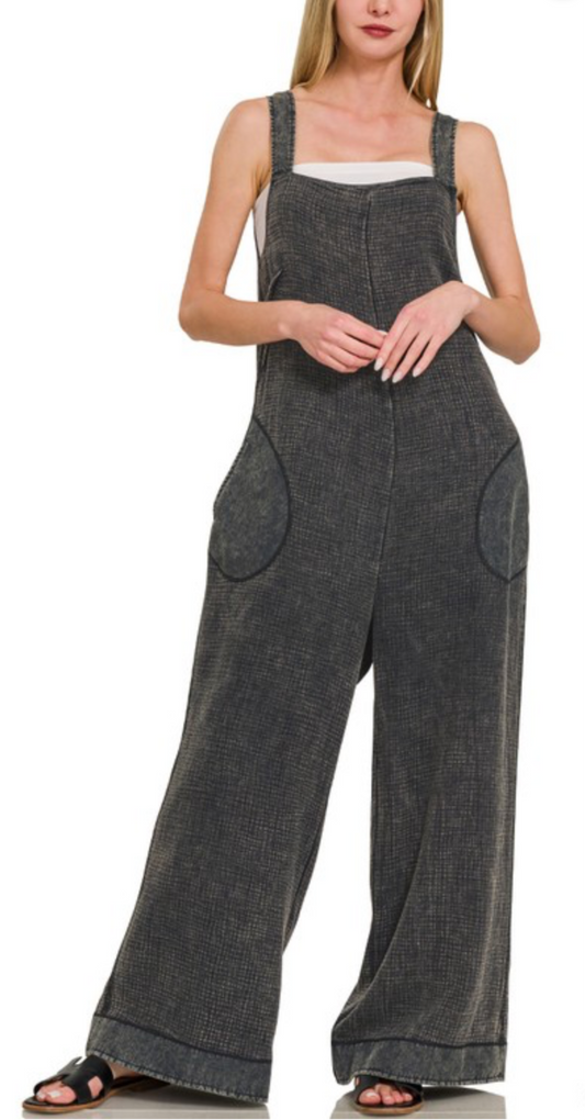 Acid Wash Overalls