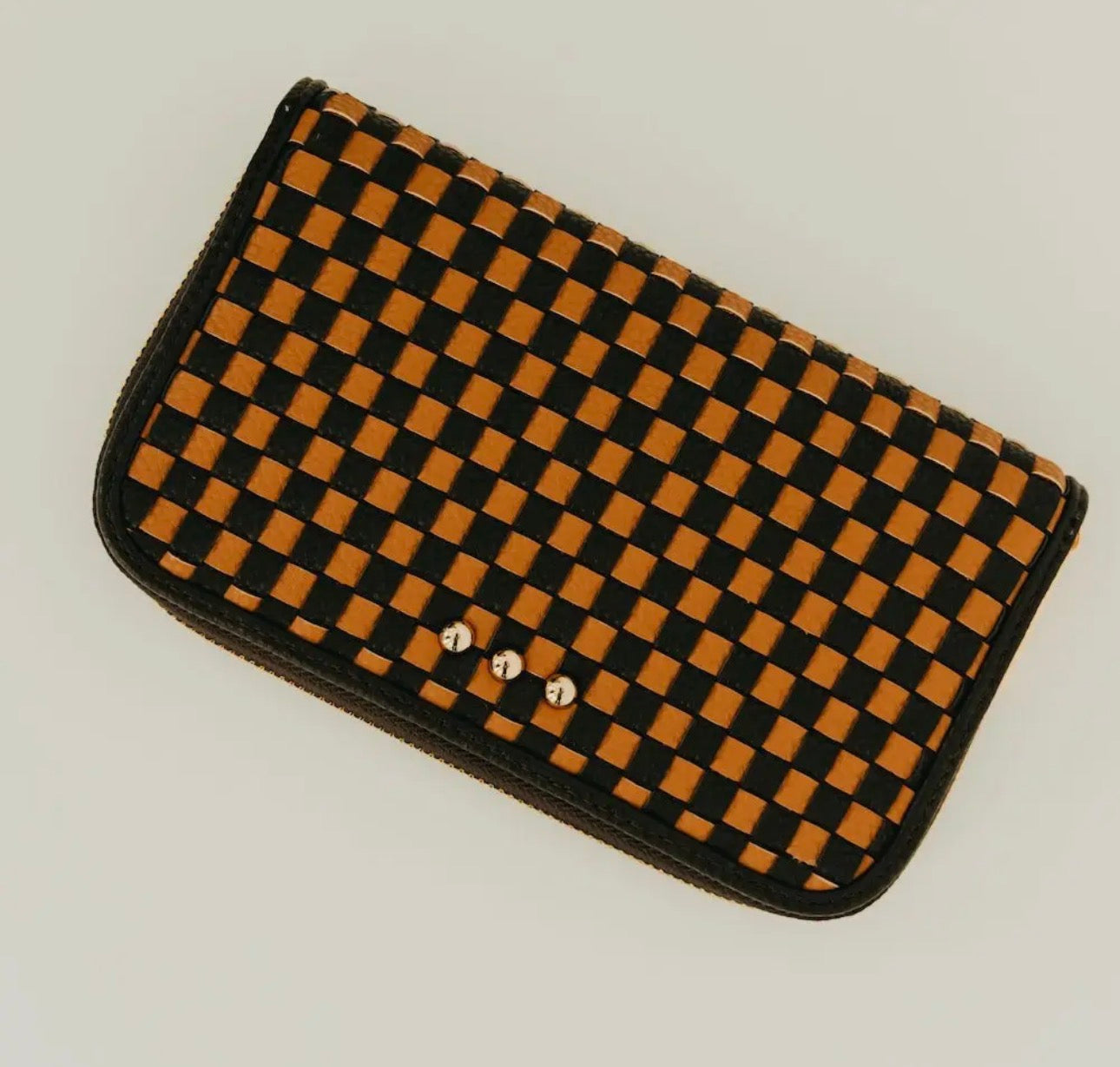 Lenny Zip Woven Wallet