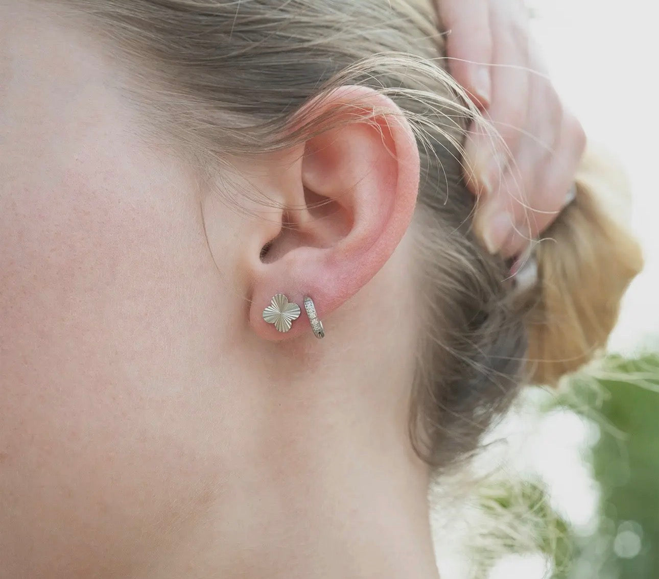 Tiny Clover Studs