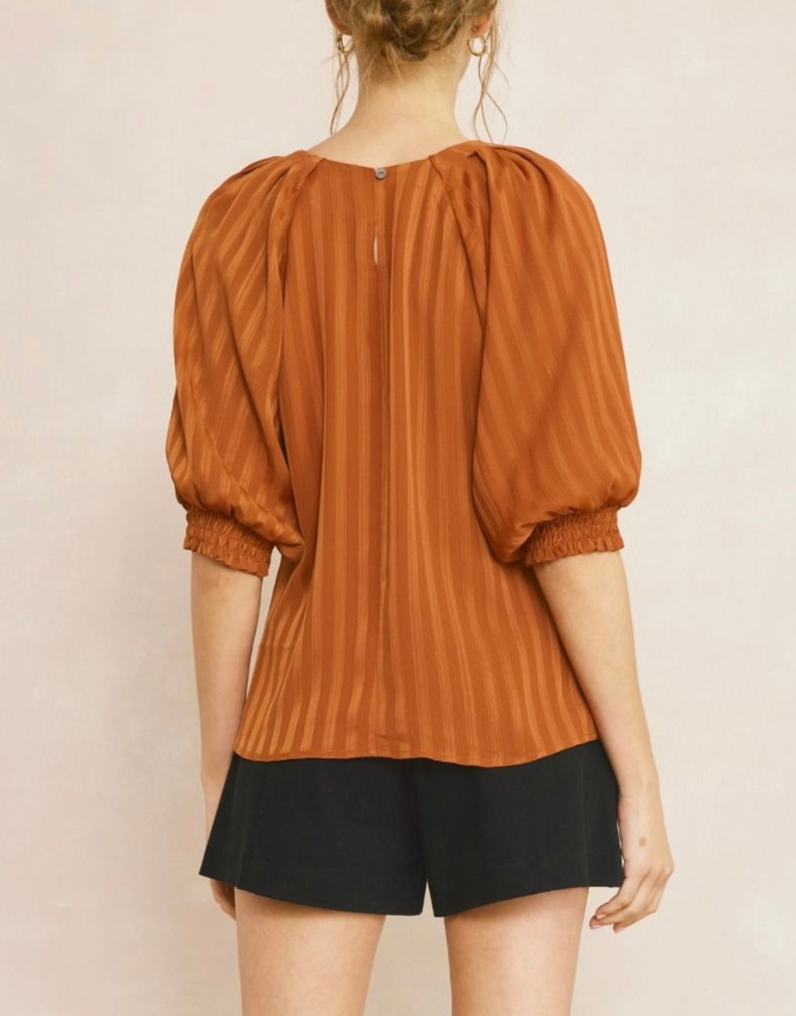 Luna Blouse- Rust