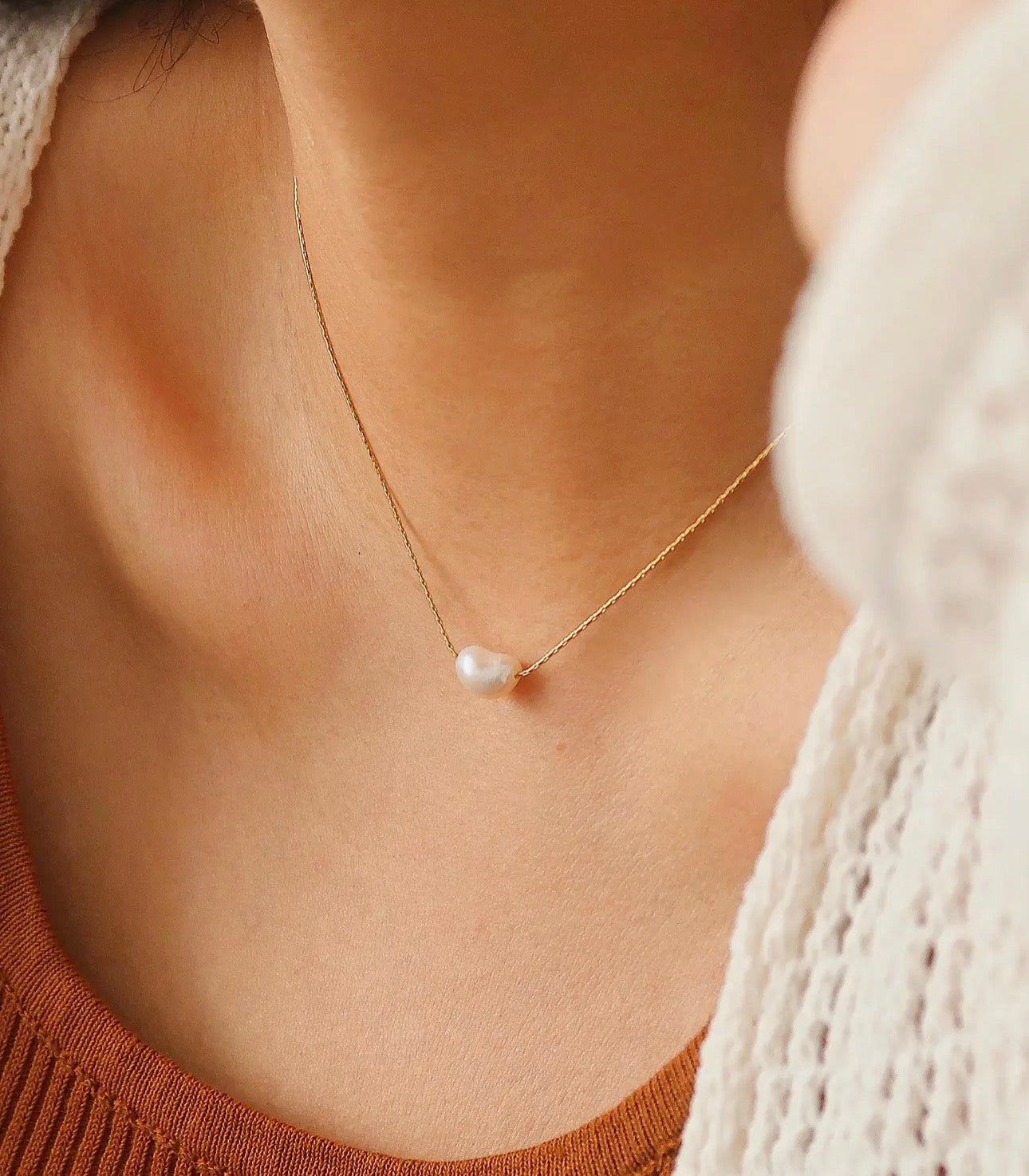 Fresh Pearl Necklace