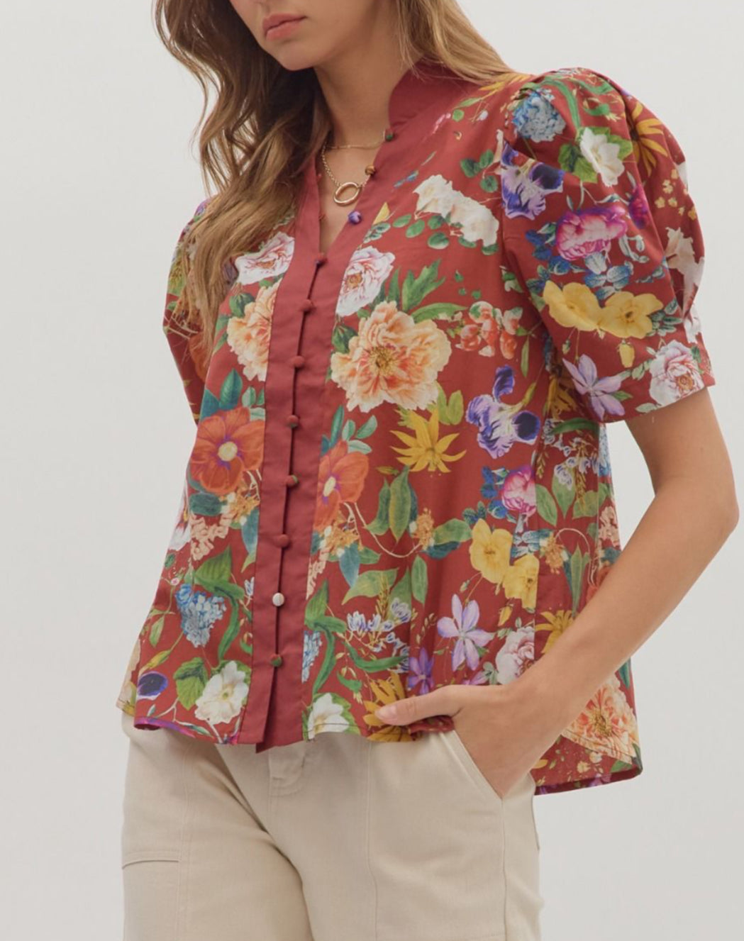 Flower Garden Blouse