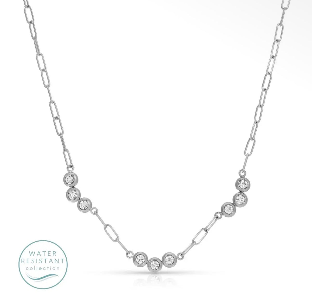 Cluster CZ Necklace