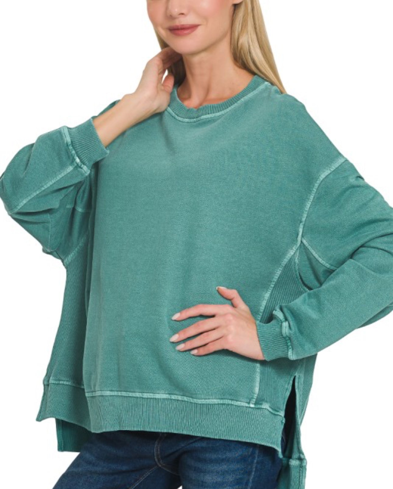 Textured Pullover