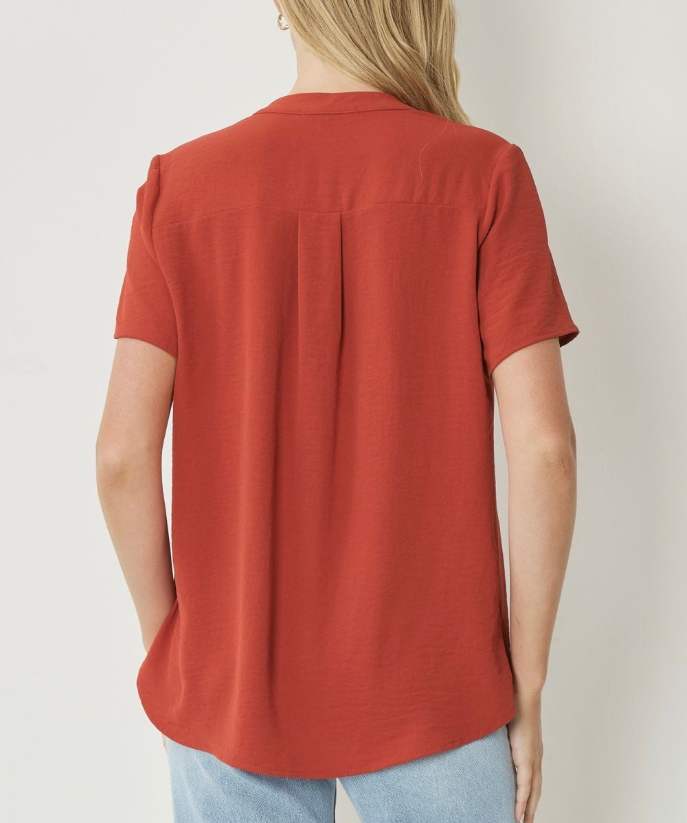 Kori Blouse- Rust