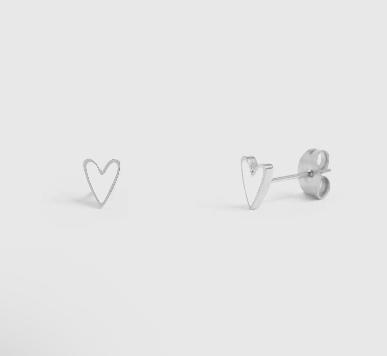 Tiny Heart Studs