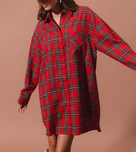 Plaid Dress/Shirt