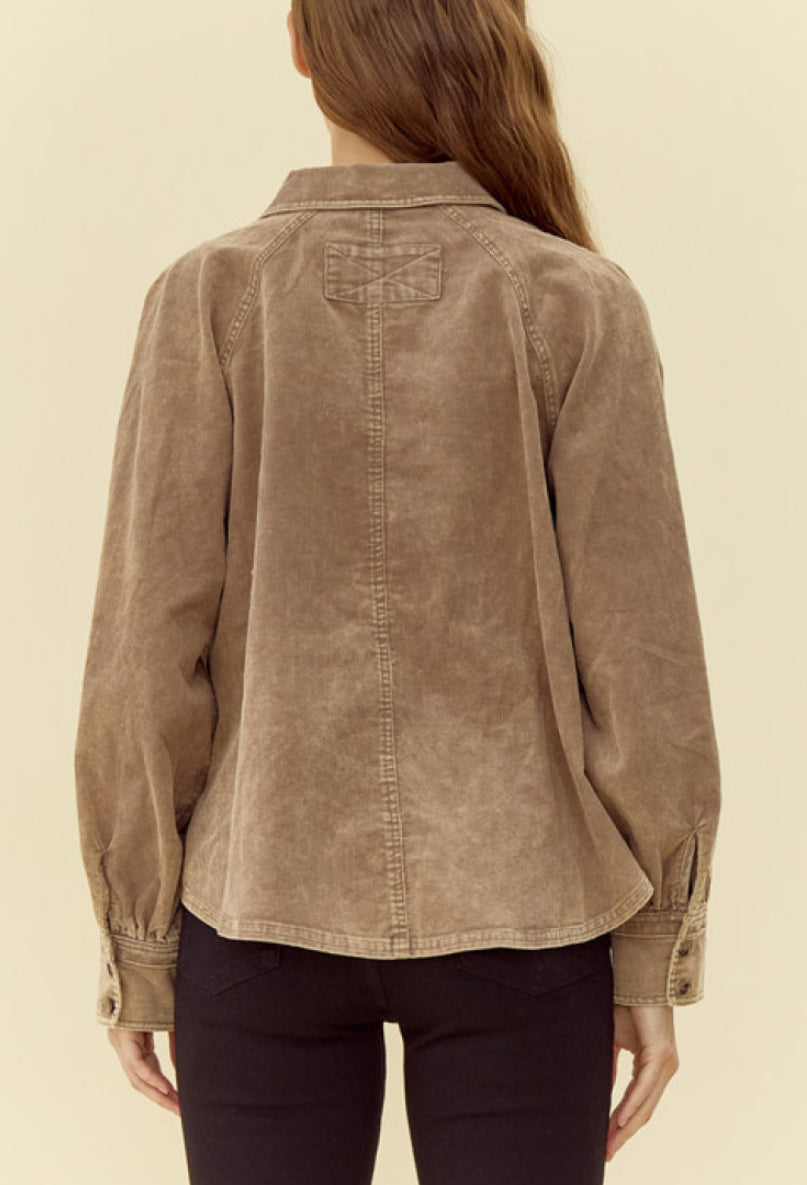 Cordy Button Down