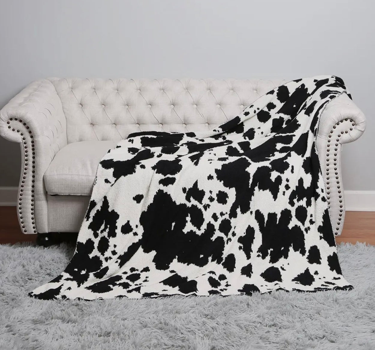 Cow Print Blanket