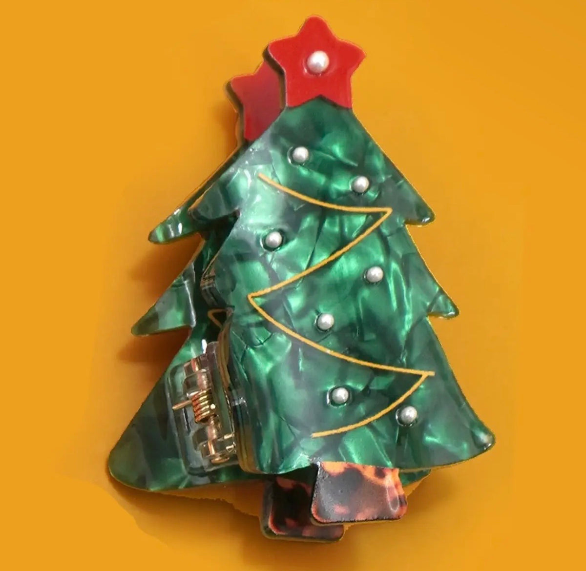 Christmas Hair Claw Clip