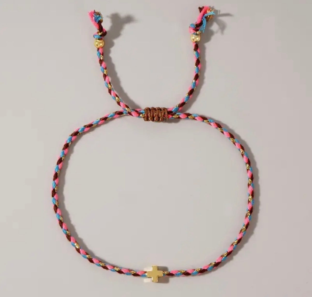 Rope Cross Bracelet