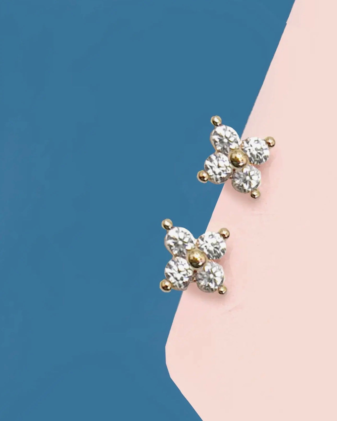 Teeny Crystal Studs