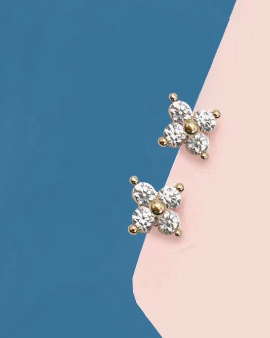Teeny Crystal Studs