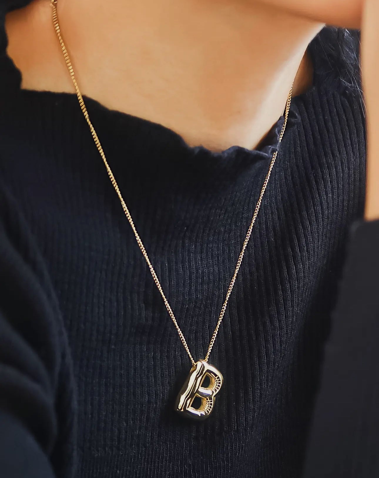 Balloon Initial Necklace