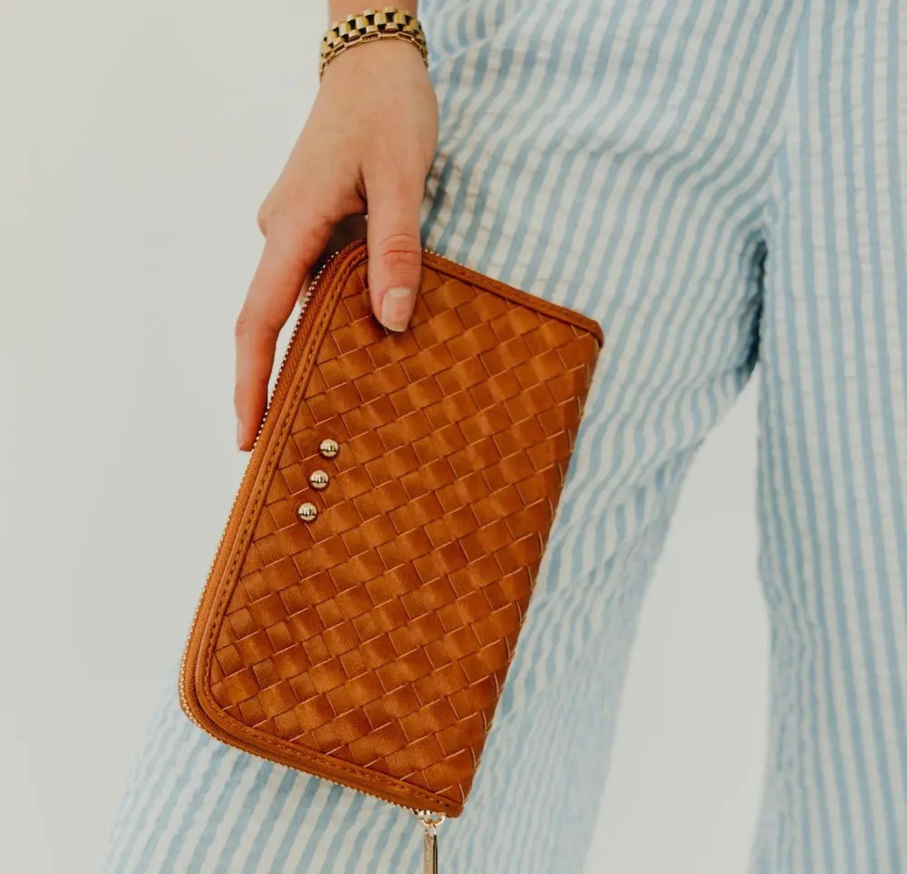 Lenny Zip Woven Wallet