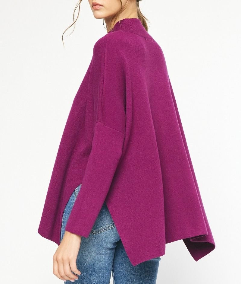 Susie Sweater- Plum