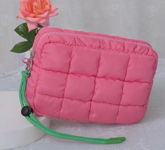 Quilted Zipper Pouch