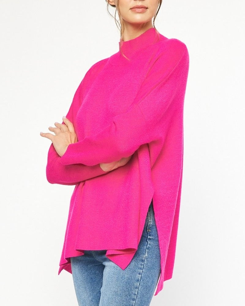 Susie Sweater- HotPink