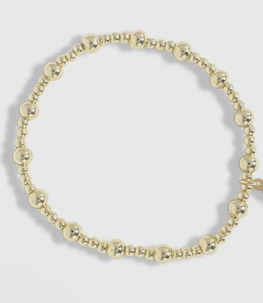 Gold Beaded Bracelet