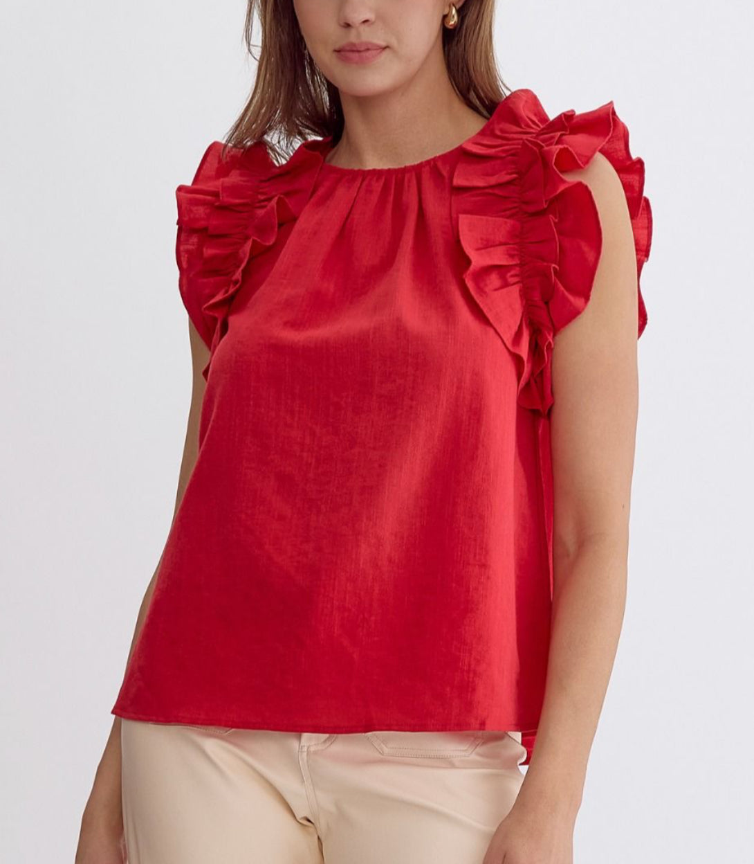 Trinity Blouse- Red