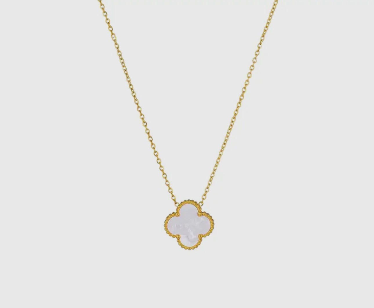 MOP Clover Necklace
