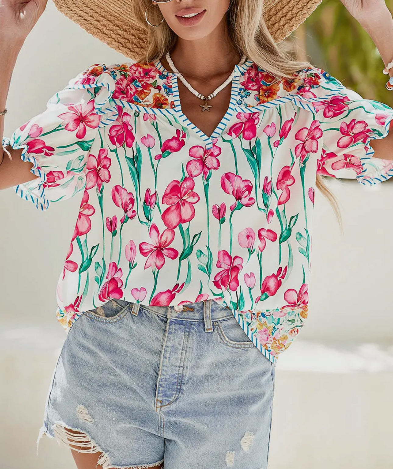 Wild Flower Blouse