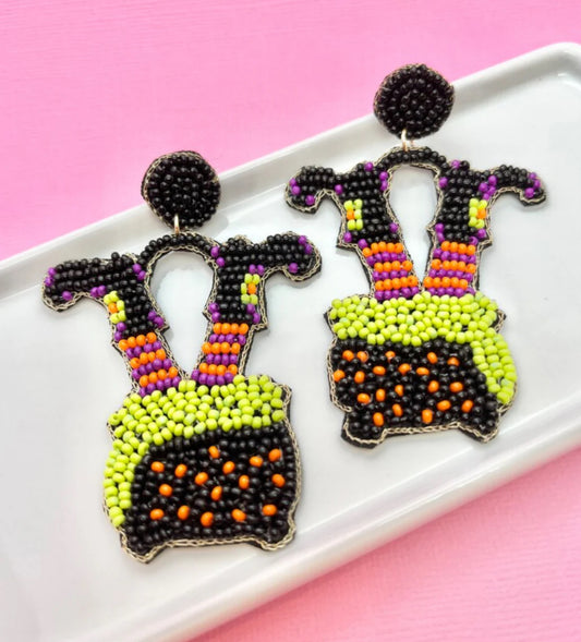 Witch Cauldron Earrings